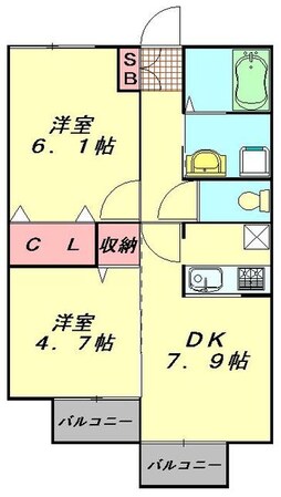 ノールピアの物件間取画像